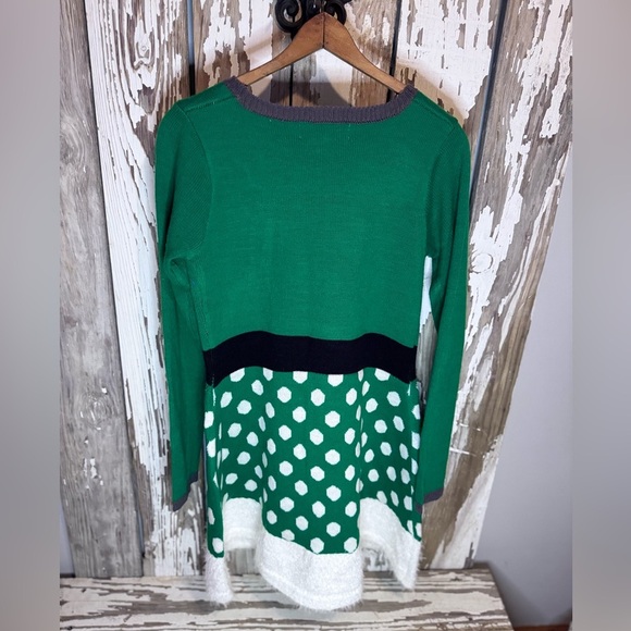 Tiara International Flamingo Cheers Christmas Dress size Medium NWT Bells - Picture 7 of 7